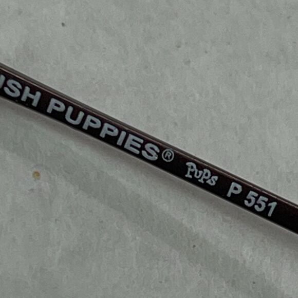 Hush Puppies PUPS Eyeglass Sunglass FRAMES ONLY P551 44-16-125 Kenmark Brown - Picture 6 of 7